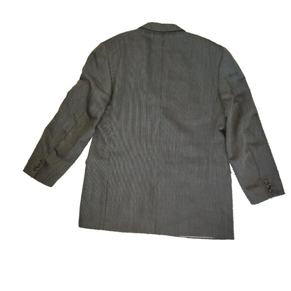 Vintage JHANE BARNES Mens Blazer Sport Coat Size 44L Textured Union Made USA - Picture 2 of 8